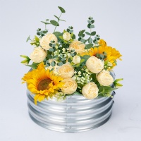 Round garden bed